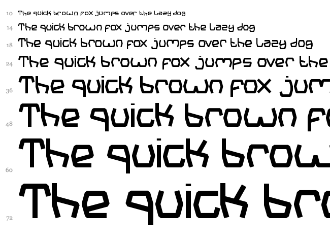Groovy Kind Of Life font waterfall